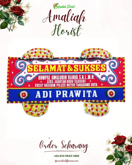 Papan Bunga Ucapan Selamat Jugosari